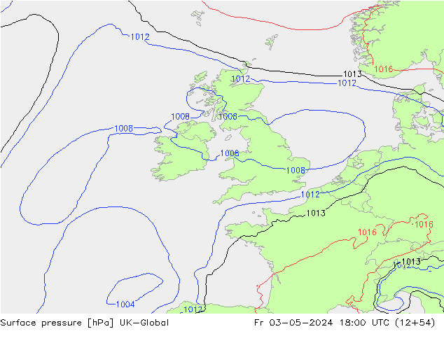 Luchtdruk (Grond) UK-Global vr 03.05.2024 18 UTC