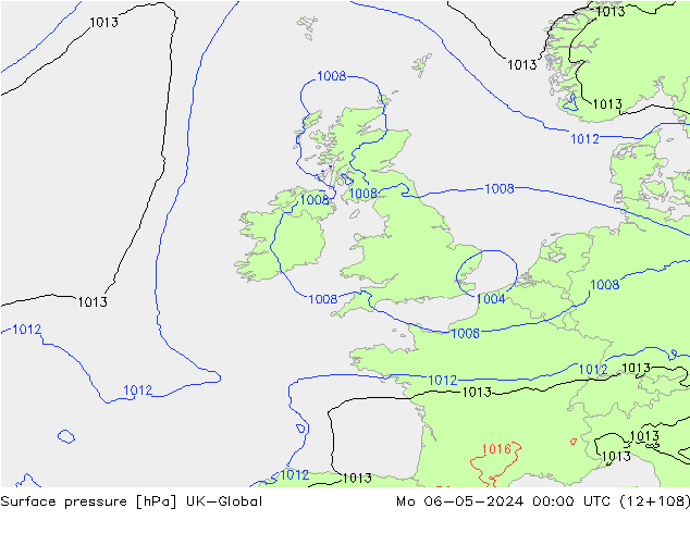 Bodendruck UK-Global Mo 06.05.2024 00 UTC