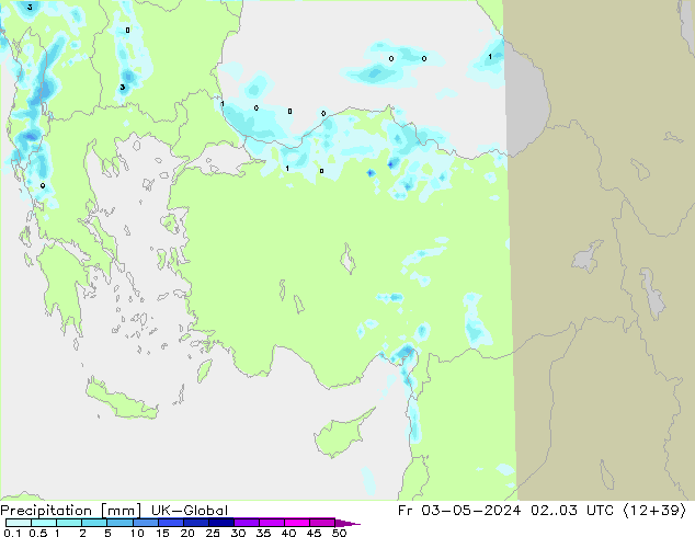 precipitação UK-Global Sex 03.05.2024 03 UTC