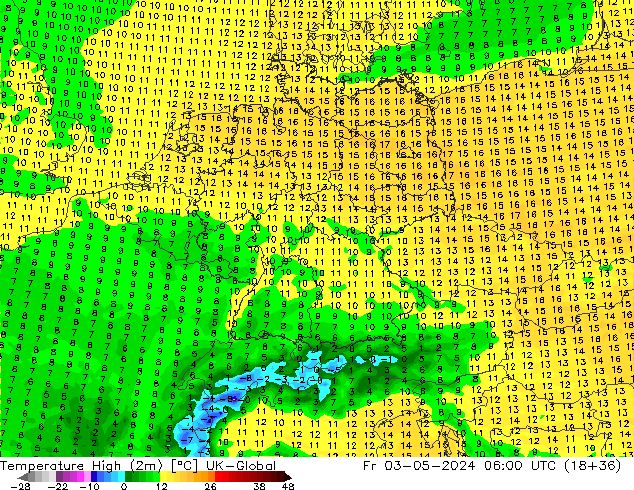 Темпер. макс 2т UK-Global пт 03.05.2024 06 UTC