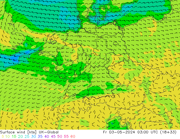 Surface wind UK-Global Fr 03.05.2024 03 UTC