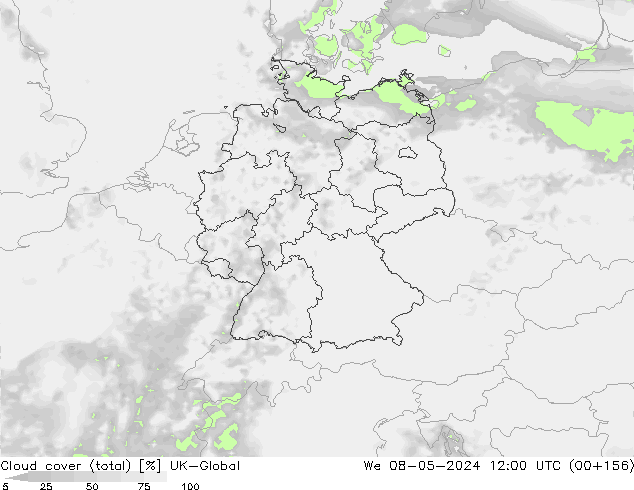 Nubi (totali) UK-Global mer 08.05.2024 12 UTC