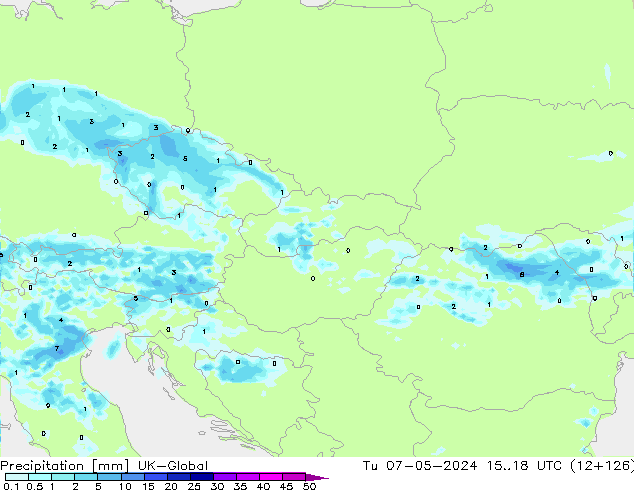 Precipitation UK-Global Tu 07.05.2024 18 UTC