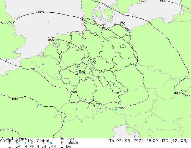 Cloud layer UK-Global Th 02.05.2024 18 UTC