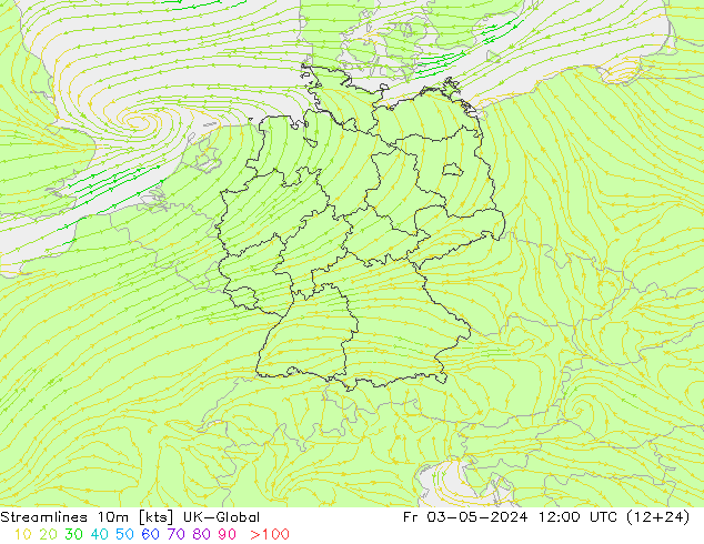 Streamlines 10m UK-Global Pá 03.05.2024 12 UTC