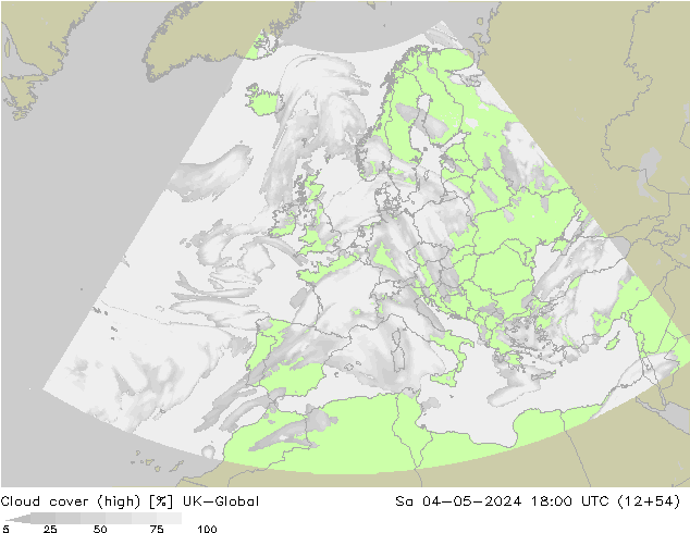 Nubes altas UK-Global sáb 04.05.2024 18 UTC