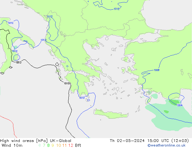 High wind areas UK-Global  02.05.2024 15 UTC