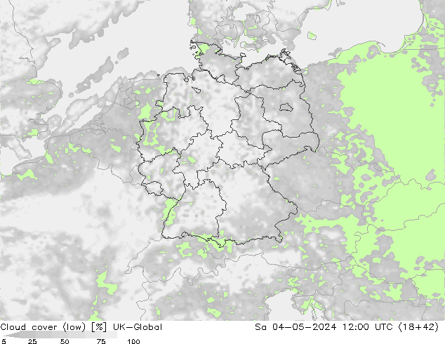 nuvens (baixo) UK-Global Sáb 04.05.2024 12 UTC