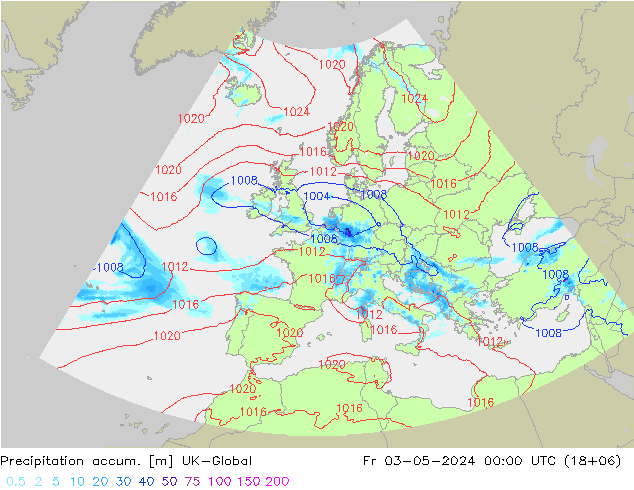 Precipitation accum. UK-Global pt. 03.05.2024 00 UTC