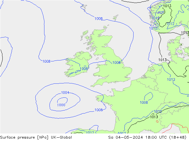 Yer basıncı UK-Global Cts 04.05.2024 18 UTC