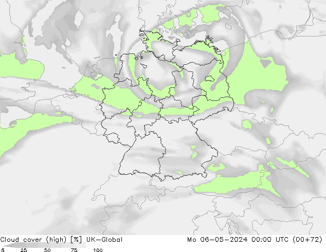 Wolken (hohe) UK-Global Mo 06.05.2024 00 UTC