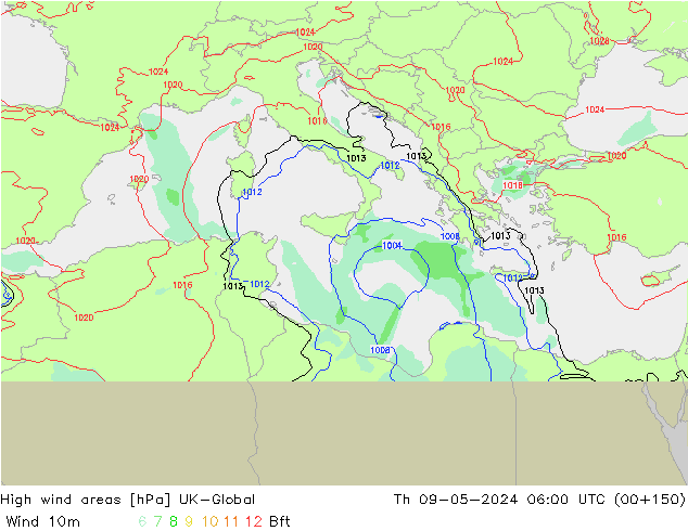 Windvelden UK-Global do 09.05.2024 06 UTC