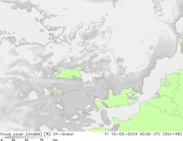 Cloud cover (middle) UK-Global Fr 10.05.2024 00 UTC