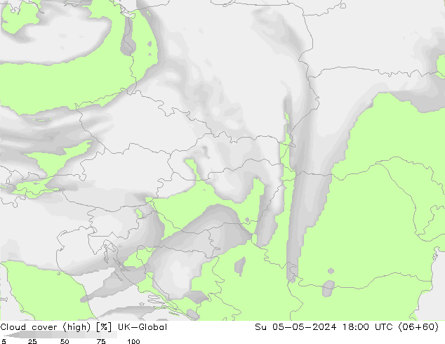 Wolken (hohe) UK-Global So 05.05.2024 18 UTC