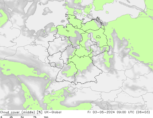 Nubes medias UK-Global vie 03.05.2024 09 UTC