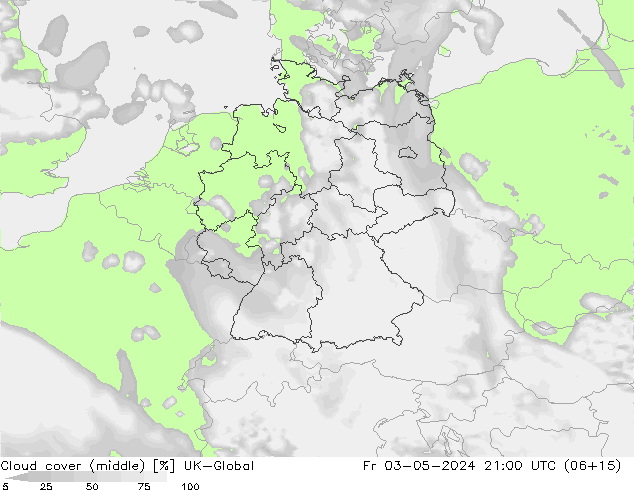 oblačnosti uprostřed UK-Global Pá 03.05.2024 21 UTC