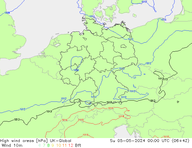 High wind areas UK-Global Dom 05.05.2024 00 UTC