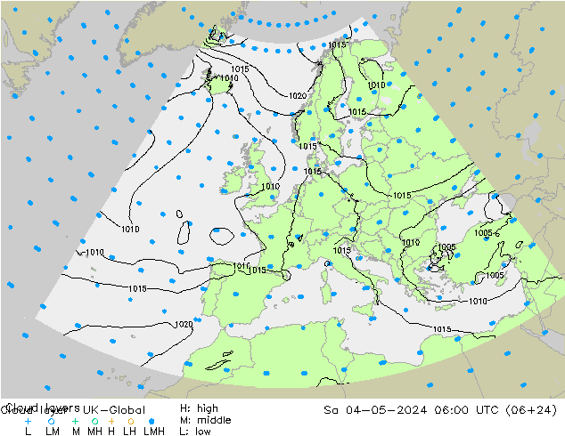 Wolkenschichten UK-Global Sa 04.05.2024 06 UTC