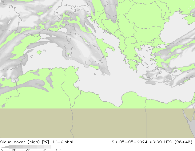 Nubes altas UK-Global dom 05.05.2024 00 UTC