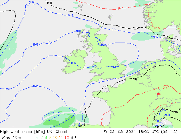High wind areas UK-Global пт 03.05.2024 18 UTC