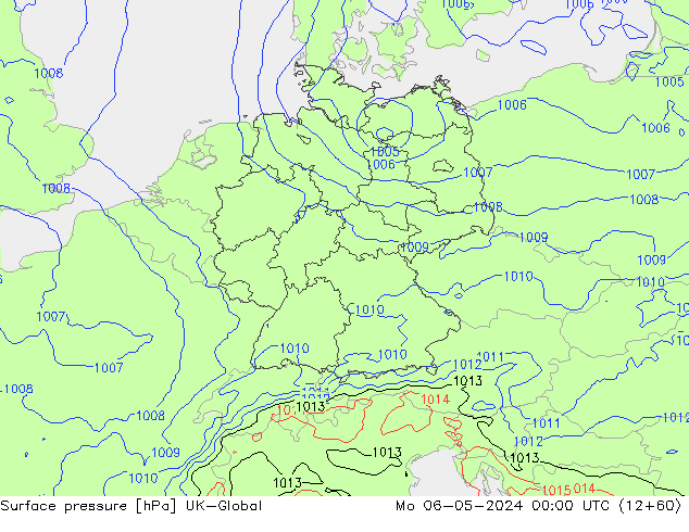 Bodendruck UK-Global Mo 06.05.2024 00 UTC