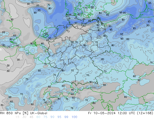 850 hPa Nispi Nem UK-Global Cu 10.05.2024 12 UTC