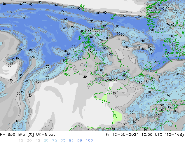 850 hPa Nispi Nem UK-Global Cu 10.05.2024 12 UTC