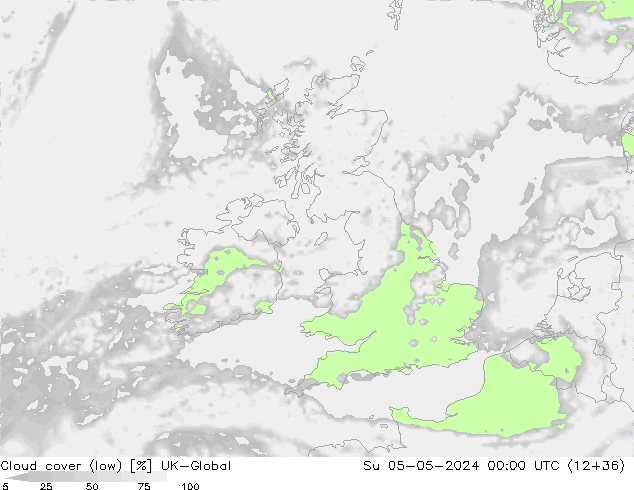 Nubes bajas UK-Global dom 05.05.2024 00 UTC