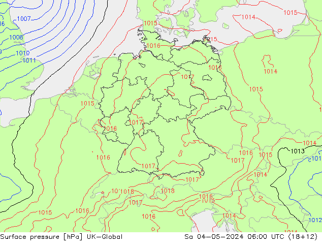 ciśnienie UK-Global so. 04.05.2024 06 UTC