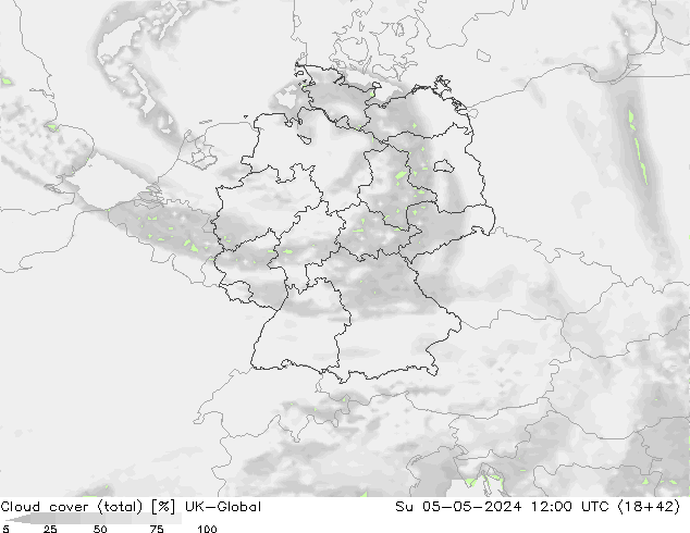 Bulutlar (toplam) UK-Global Paz 05.05.2024 12 UTC