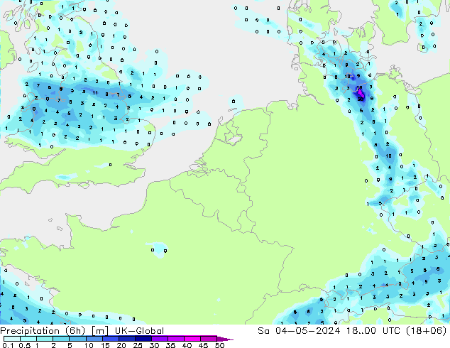 Nied. akkumuliert (6Std) UK-Global Sa 04.05.2024 00 UTC