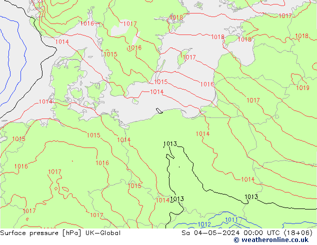 ciśnienie UK-Global so. 04.05.2024 00 UTC