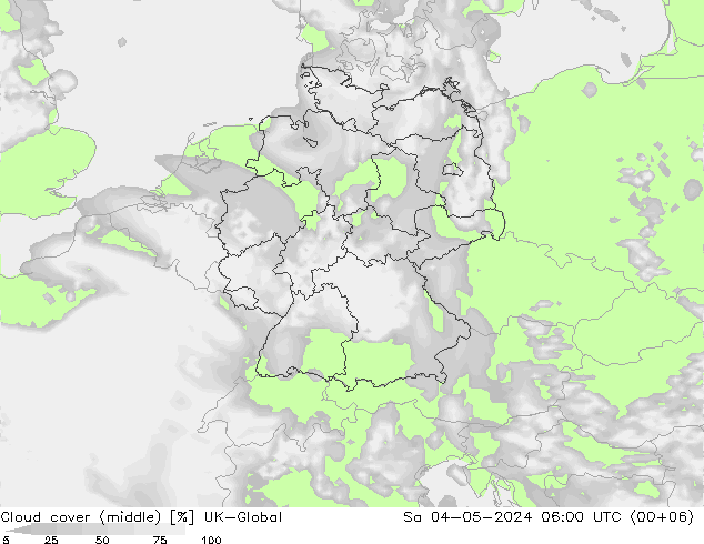 Nubes medias UK-Global sáb 04.05.2024 06 UTC