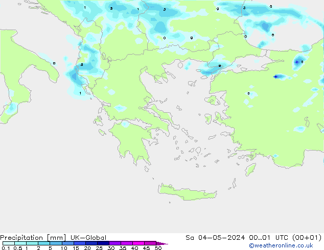 precipitação UK-Global Sáb 04.05.2024 01 UTC