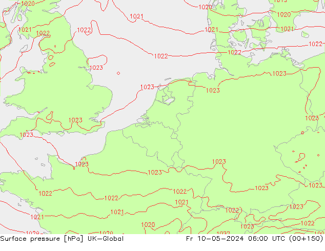 приземное давление UK-Global пт 10.05.2024 06 UTC