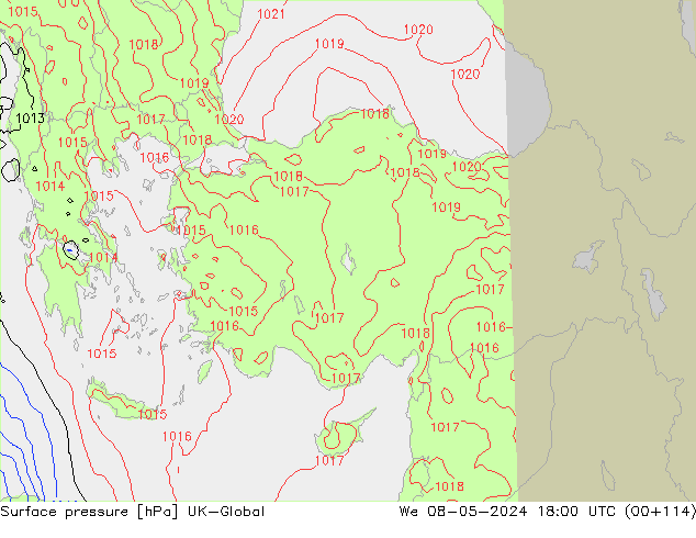 ciśnienie UK-Global śro. 08.05.2024 18 UTC