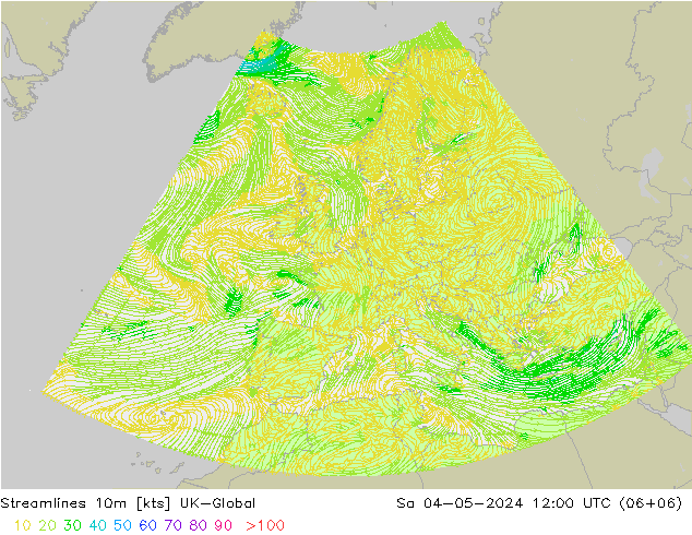 Streamlines 10m UK-Global Sa 04.05.2024 12 UTC