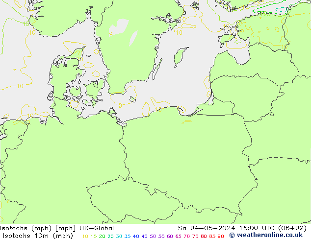 Isotaca (mph) UK-Global sáb 04.05.2024 15 UTC