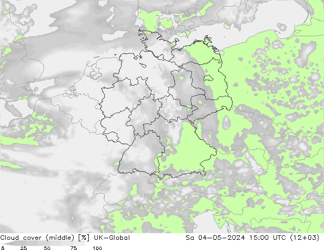 Nubes medias UK-Global sáb 04.05.2024 15 UTC