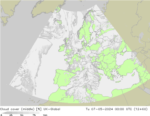 Nubes medias UK-Global mar 07.05.2024 00 UTC
