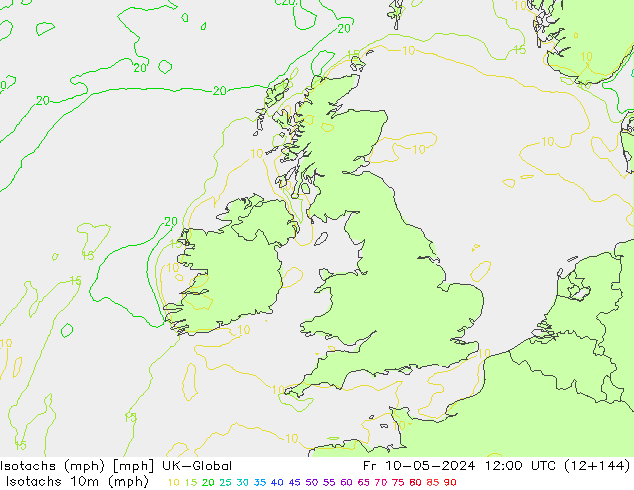 Izotacha (mph) UK-Global pt. 10.05.2024 12 UTC
