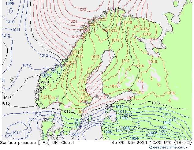 Bodendruck UK-Global Mo 06.05.2024 18 UTC