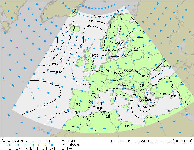 Cloud layer UK-Global  10.05.2024 00 UTC