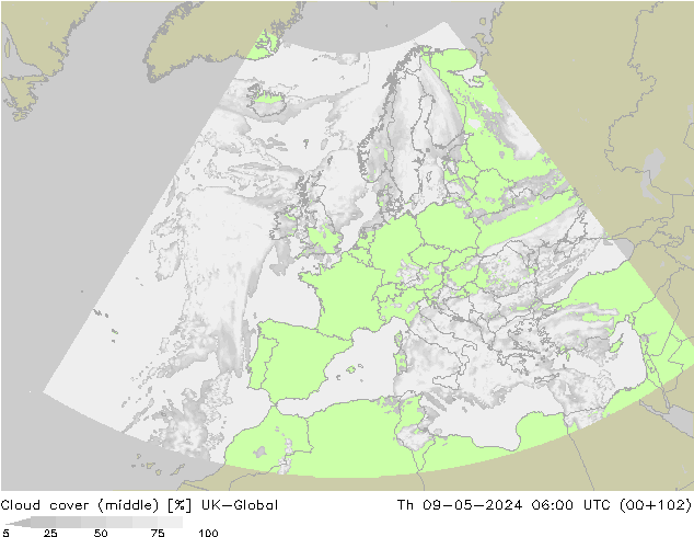 Bewolking (Middelb.) UK-Global do 09.05.2024 06 UTC