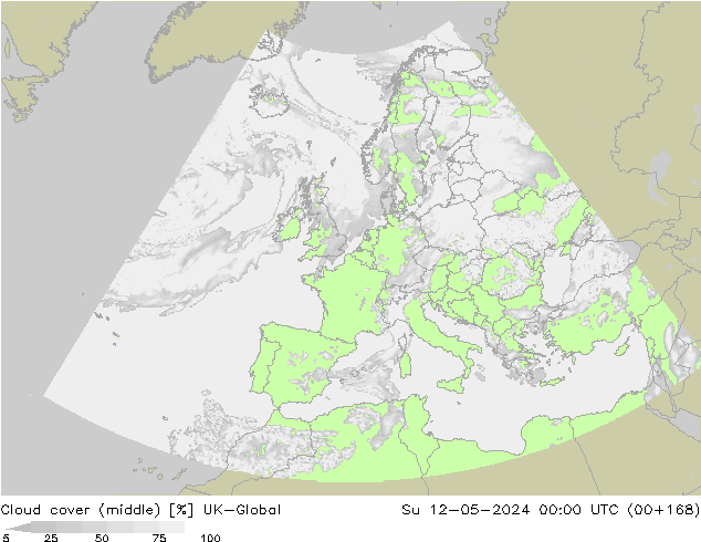 Cloud cover (middle) UK-Global Su 12.05.2024 00 UTC