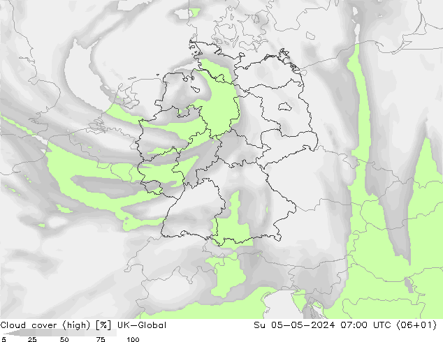 Nubes altas UK-Global dom 05.05.2024 07 UTC