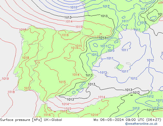 Bodendruck UK-Global Mo 06.05.2024 09 UTC