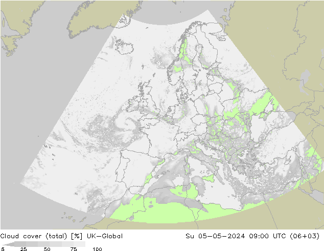 Bulutlar (toplam) UK-Global Paz 05.05.2024 09 UTC