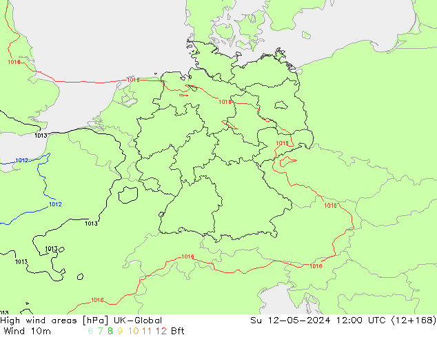 High wind areas UK-Global Вс 12.05.2024 12 UTC