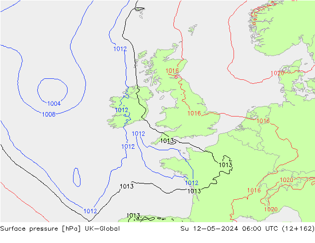 pression de l'air UK-Global dim 12.05.2024 06 UTC